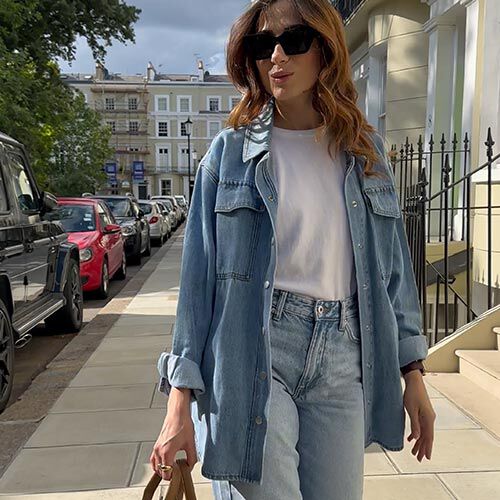 Overhemdjasje van denim